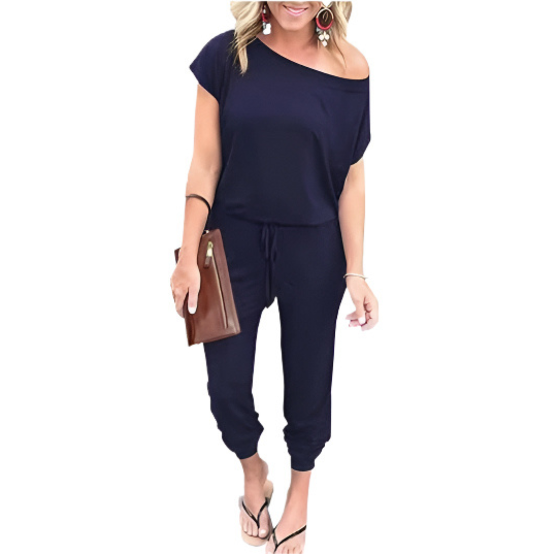 Mono de Verano de Mujer con Hombros Descubiertos – Comodidad y Estilo