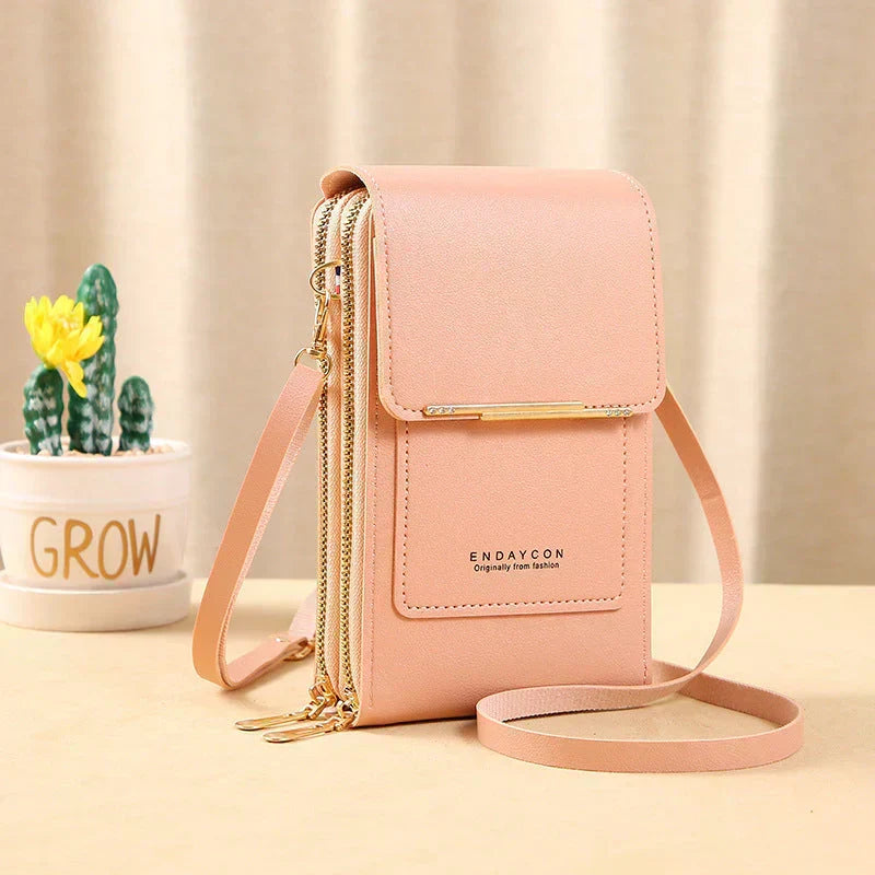 Bandolera para mujer con pantalla táctil