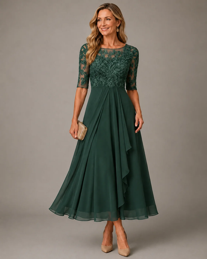 Vestido Midi Drapad
