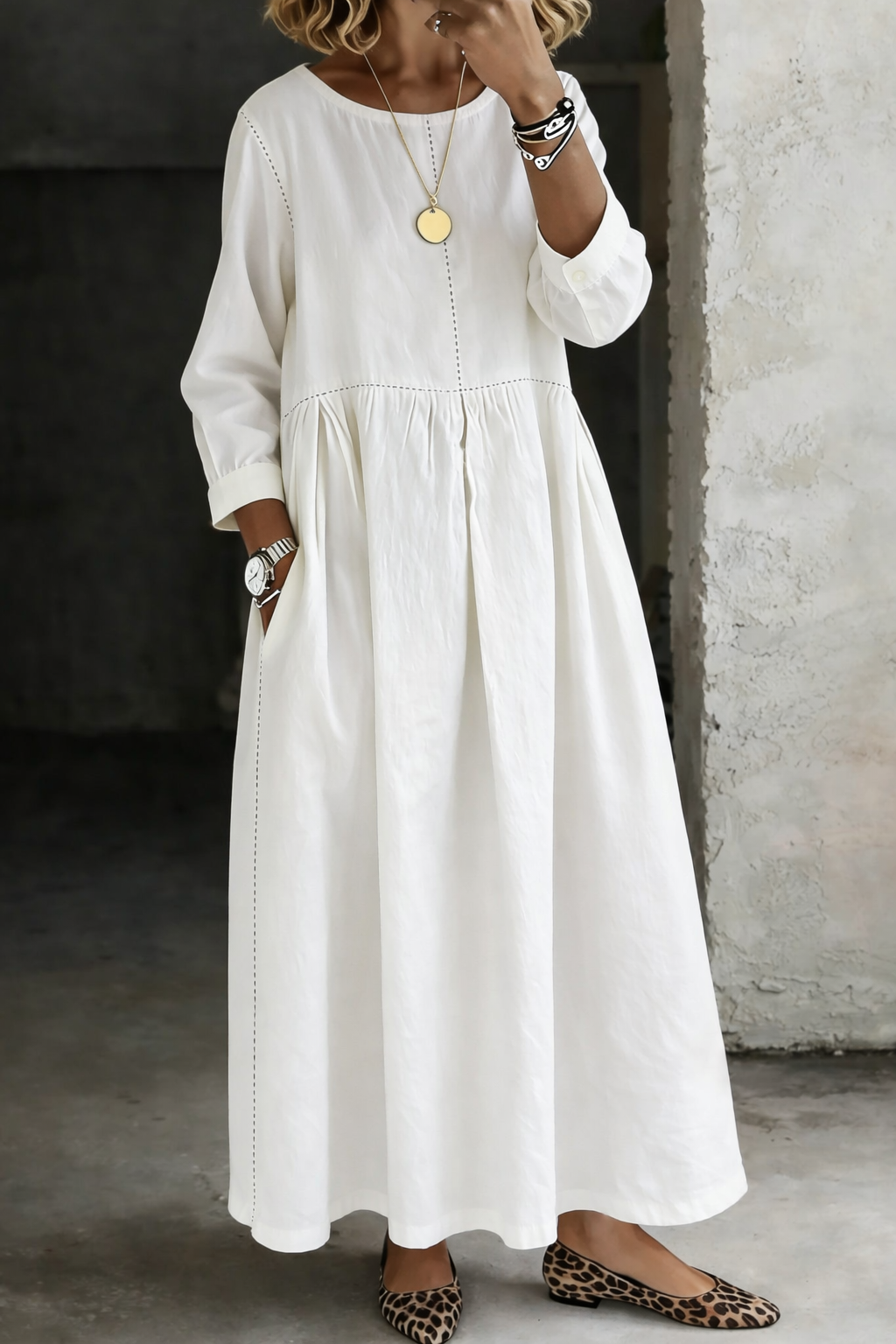 Sara | Vestido Maxi Vaquero Vintage
