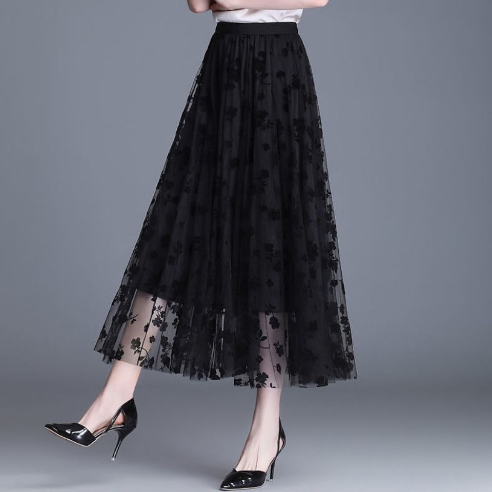 Falda Midi Floral Elegante