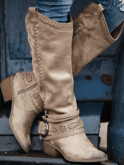SOLANE | Botas Camperas de Estilo Vintage