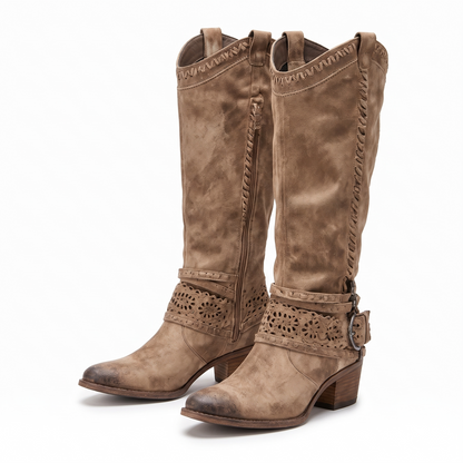 SOLANE | Botas Camperas de Estilo Vintage
