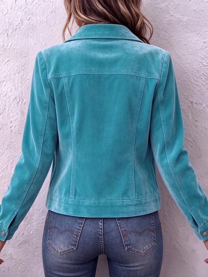 RAFAELA | Chaqueta de Terciopelo Vintage Bohemio