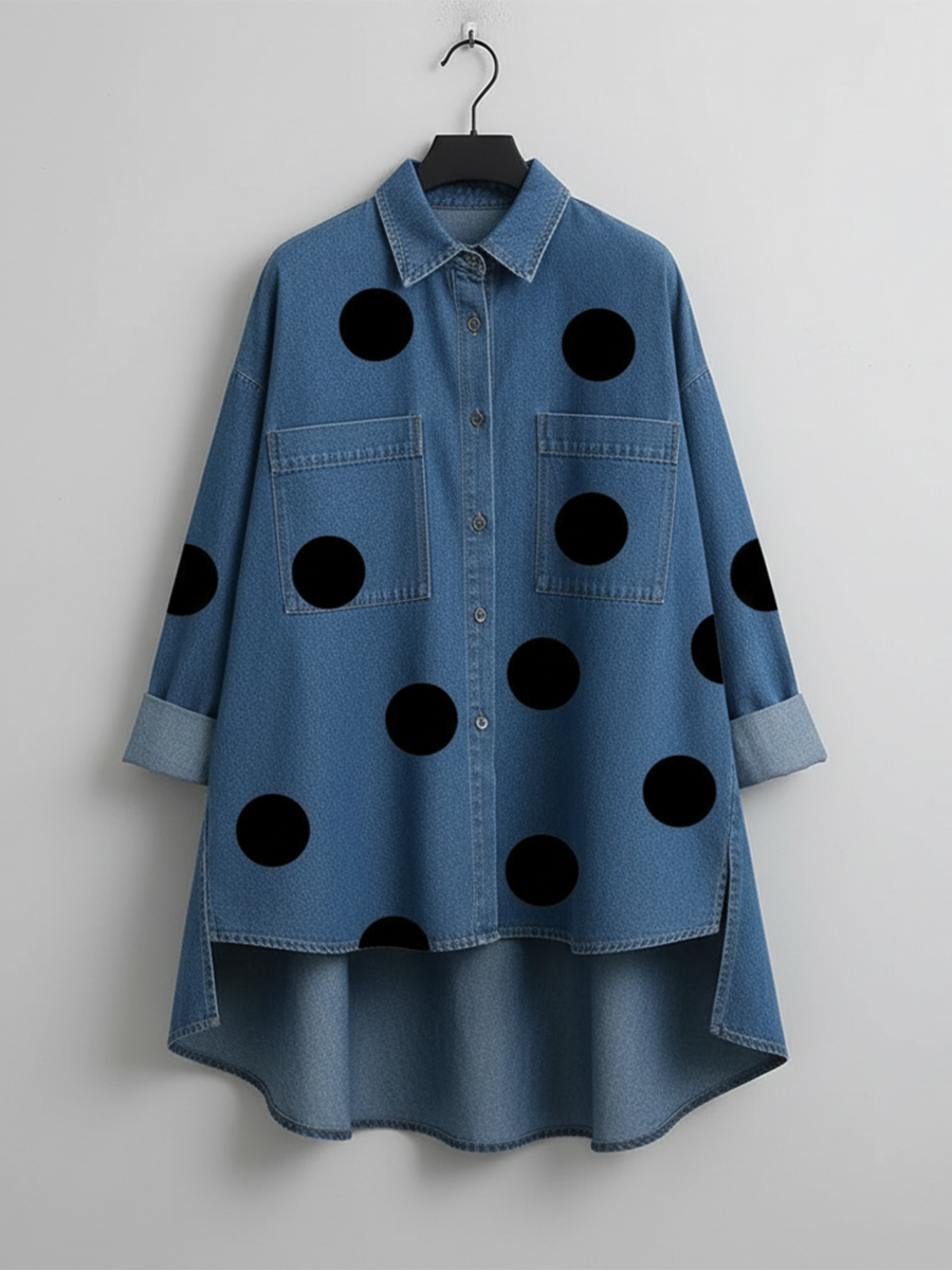 Elena — Sobrecamisa de Lunares