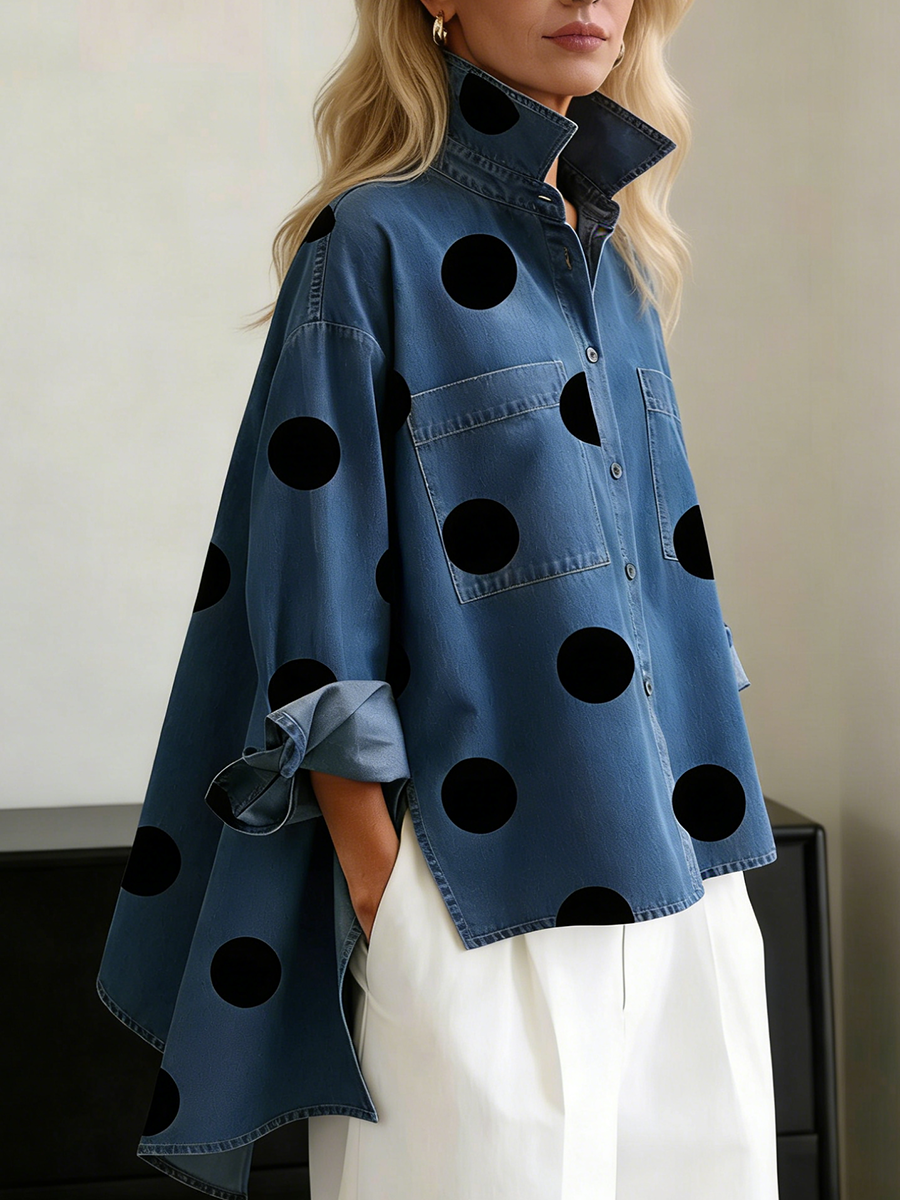Elena — Sobrecamisa de Lunares