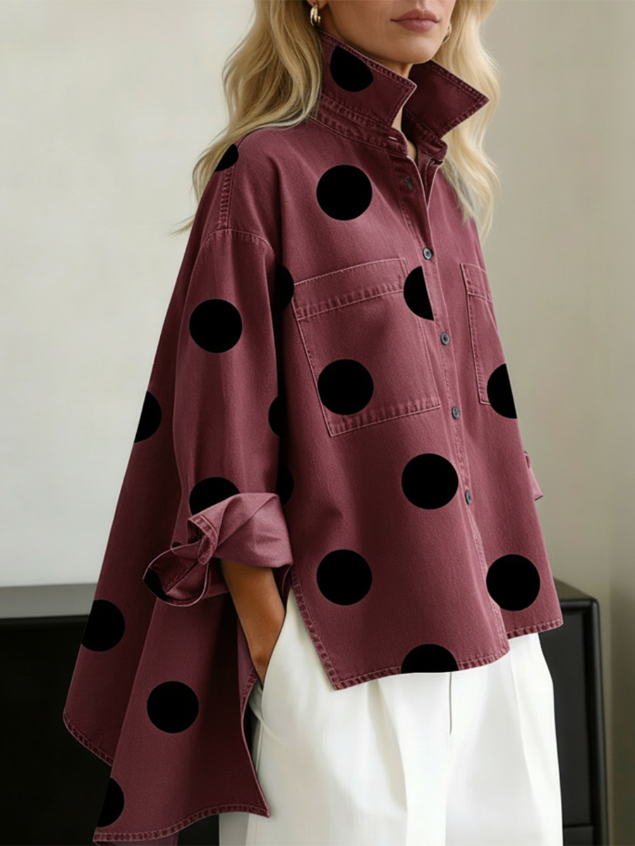 Elena — Sobrecamisa de Lunares