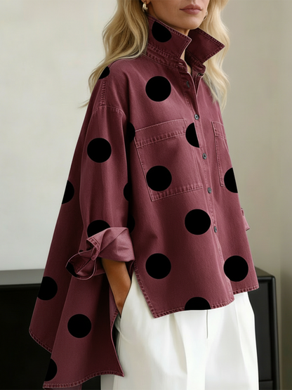 Elena — Sobrecamisa de Lunares