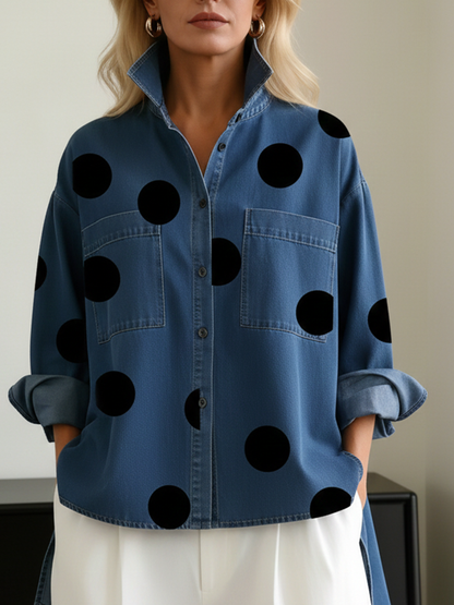 Elena — Sobrecamisa de Lunares